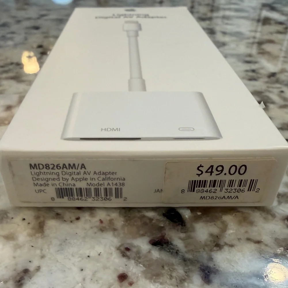 Apple Lightning Digital AV Adapter New in Box